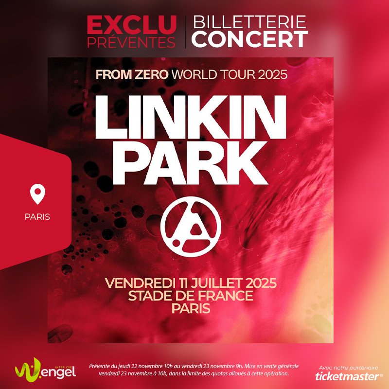 LINKIN PARK - STADE DE FRANCE - 11 juillet 2025
